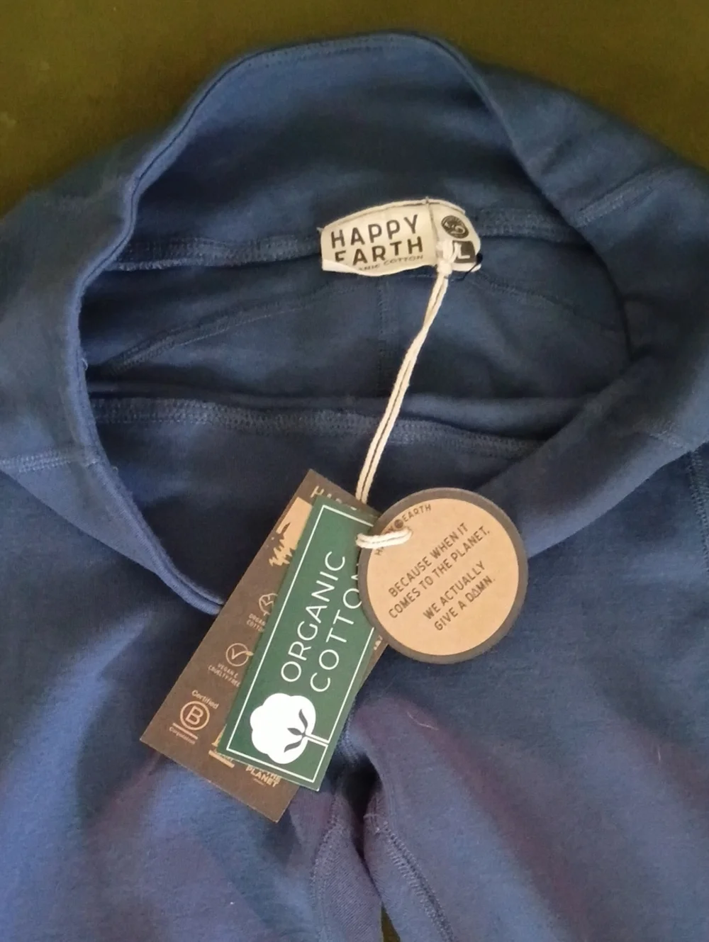Happy Earth Leggings-blueberry